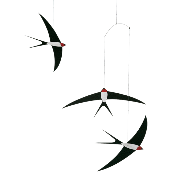 Flying Swallows 3 Mobile 024 by Flensted Mobiles