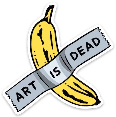 Art is Dead Sticker