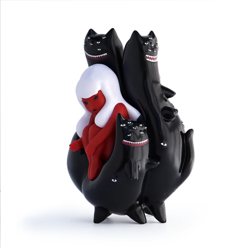 Uyu & Assteriskat - midnight red, by Soey Milk