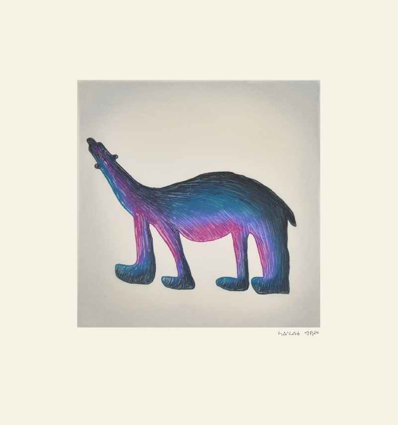 Limited edition print by Inuit artist Saimaiyu Akesuk