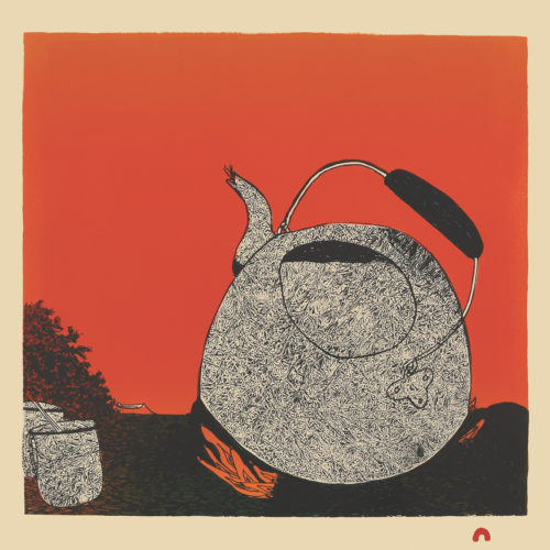 Whistling Teapot by Ningiukulu Teevee