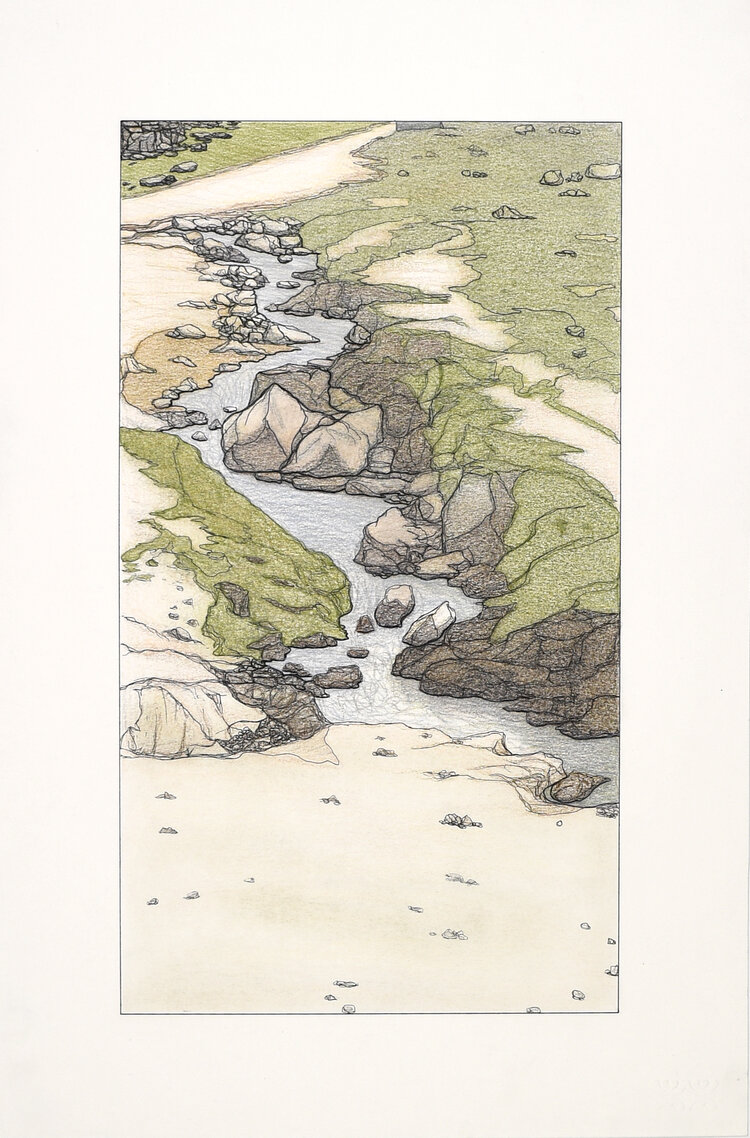 River By The Co-Op Office by PADLOO SAMAYUALIE
