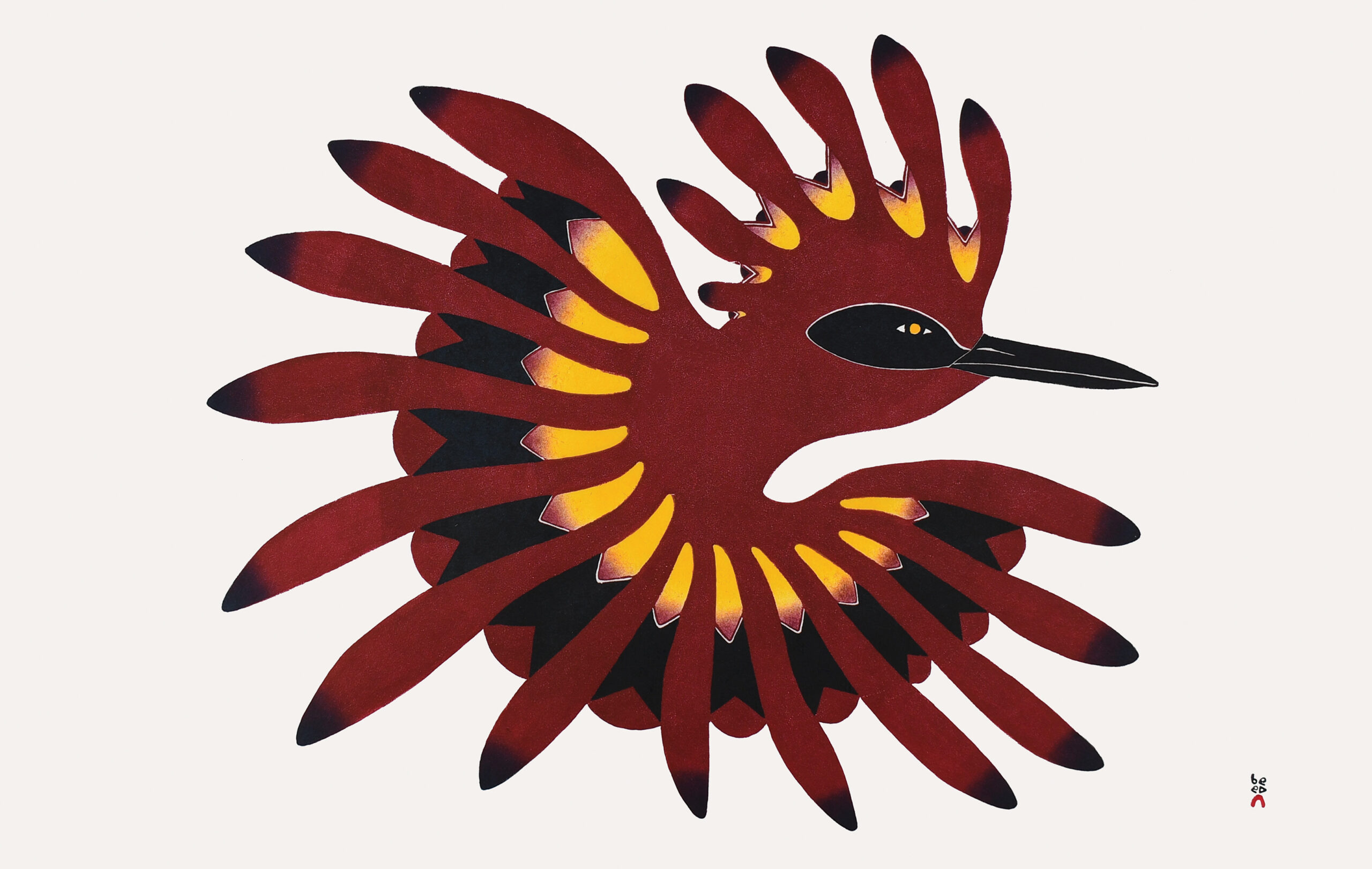 Limited Edition Print - Rebirth by Inuit Artist Qavavau Manumie