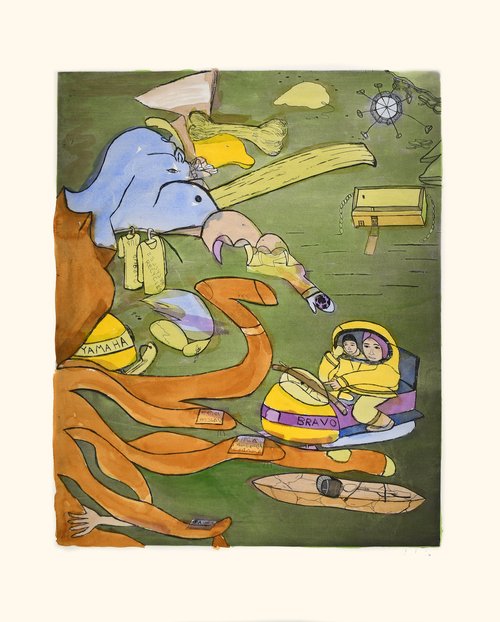 Going Between Worlds - Shuvinai Ashoona Portfolio - Image 6