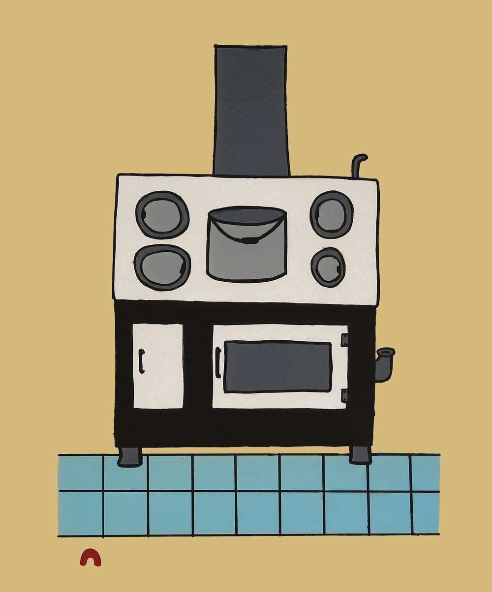 Old Stove by Josie Pootoogook