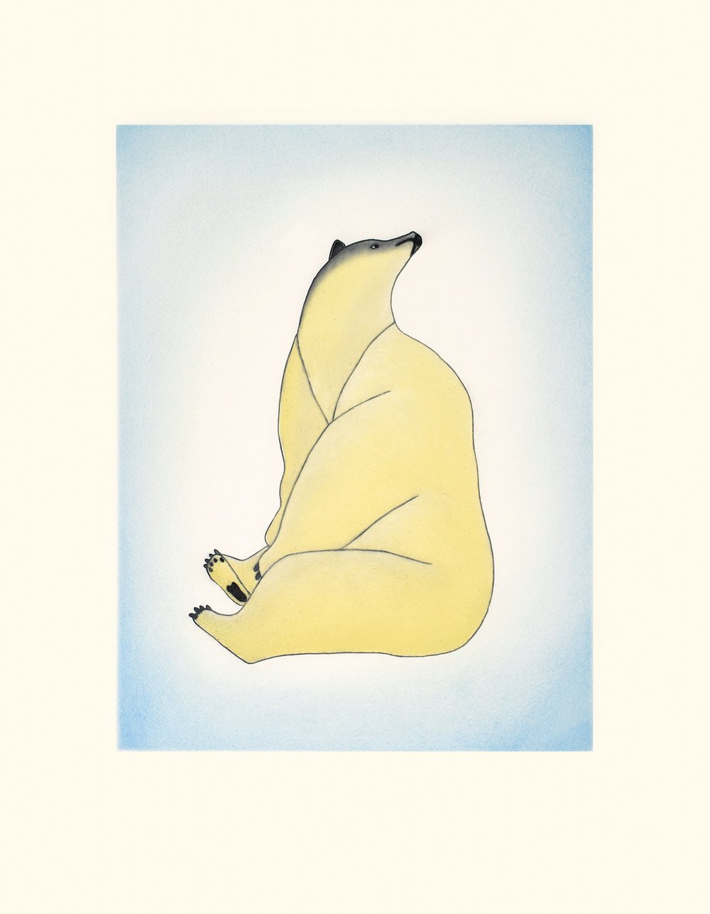 Posing Bear by Qavavau Manumie