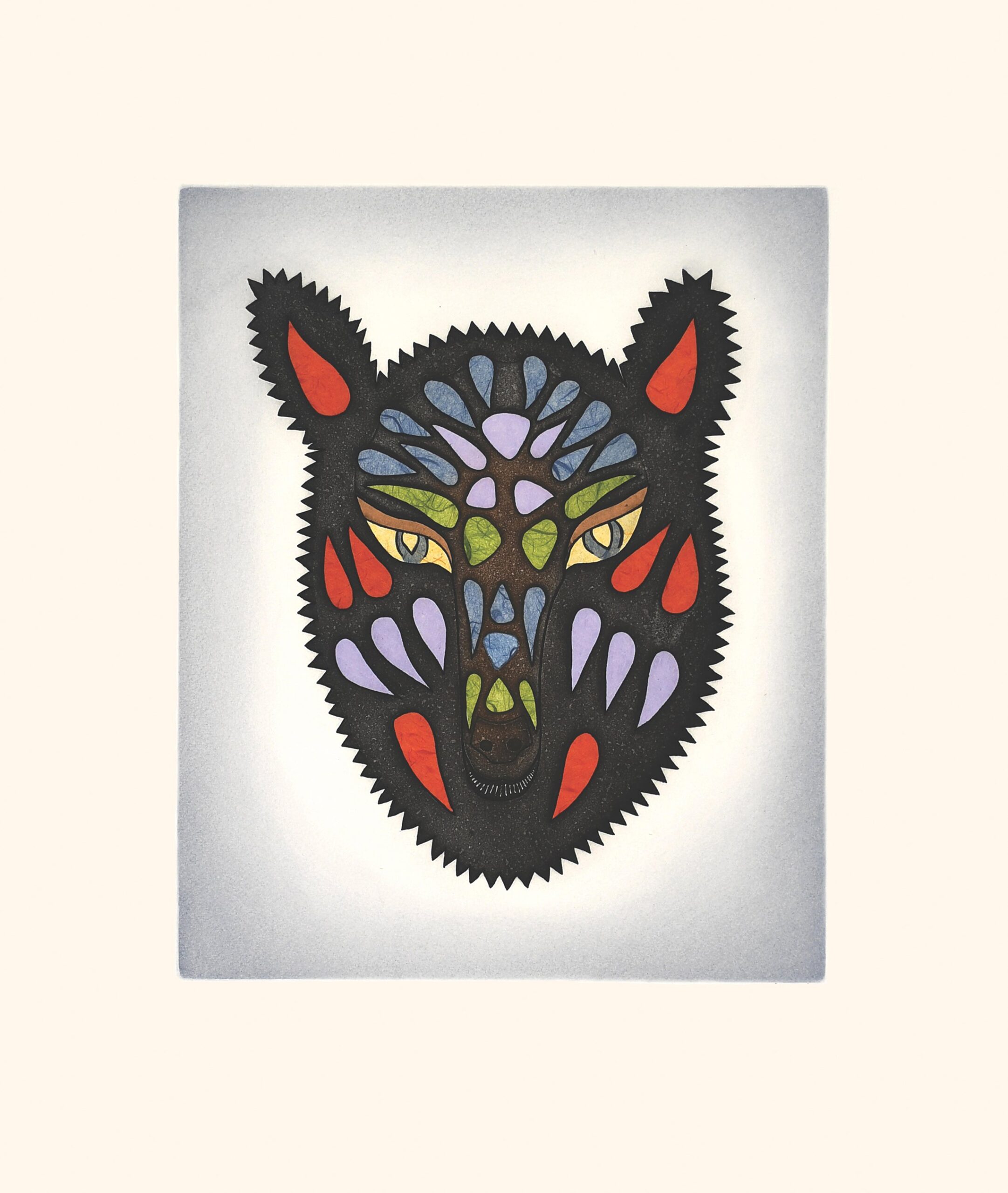 Red Fox Spirit by Inuit artist Pauojoungie Saggiak