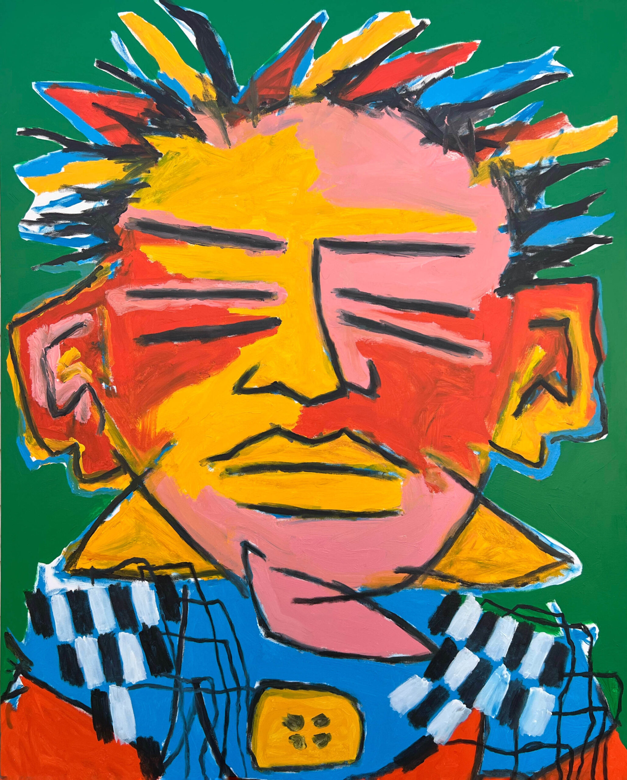 Bîstyek Painting for Inside Out exhibit