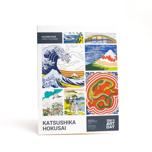 Katsushika Hokusai colouring book