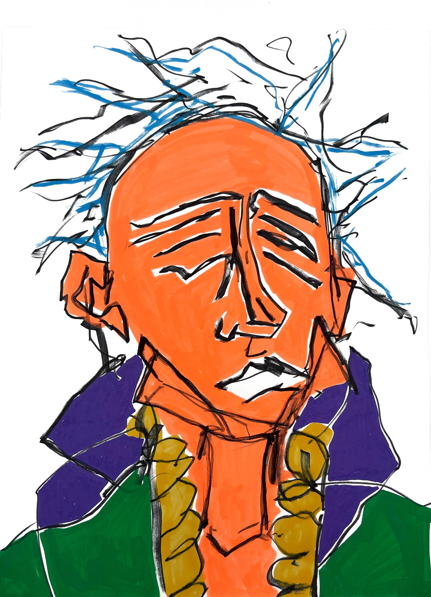 Inside Out exhibit by Bistyek - drawing, portrait 11