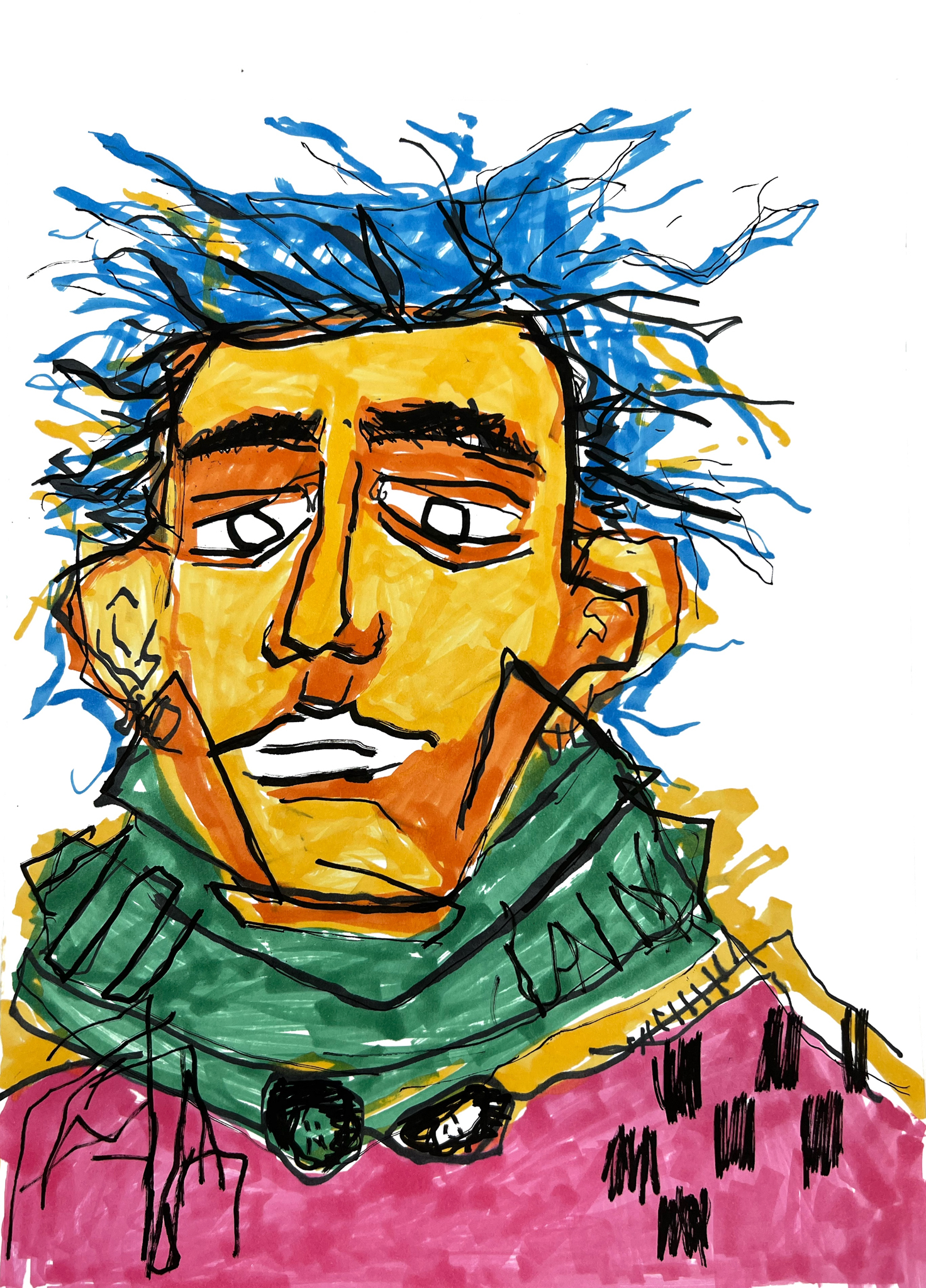Inside Out exhibit by Bistyek - drawing, portrait 13