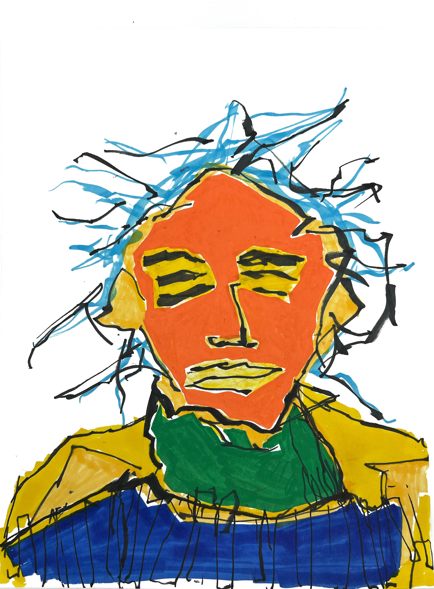 Inside Out exhibit by Bistyek - drawing, portrait 16