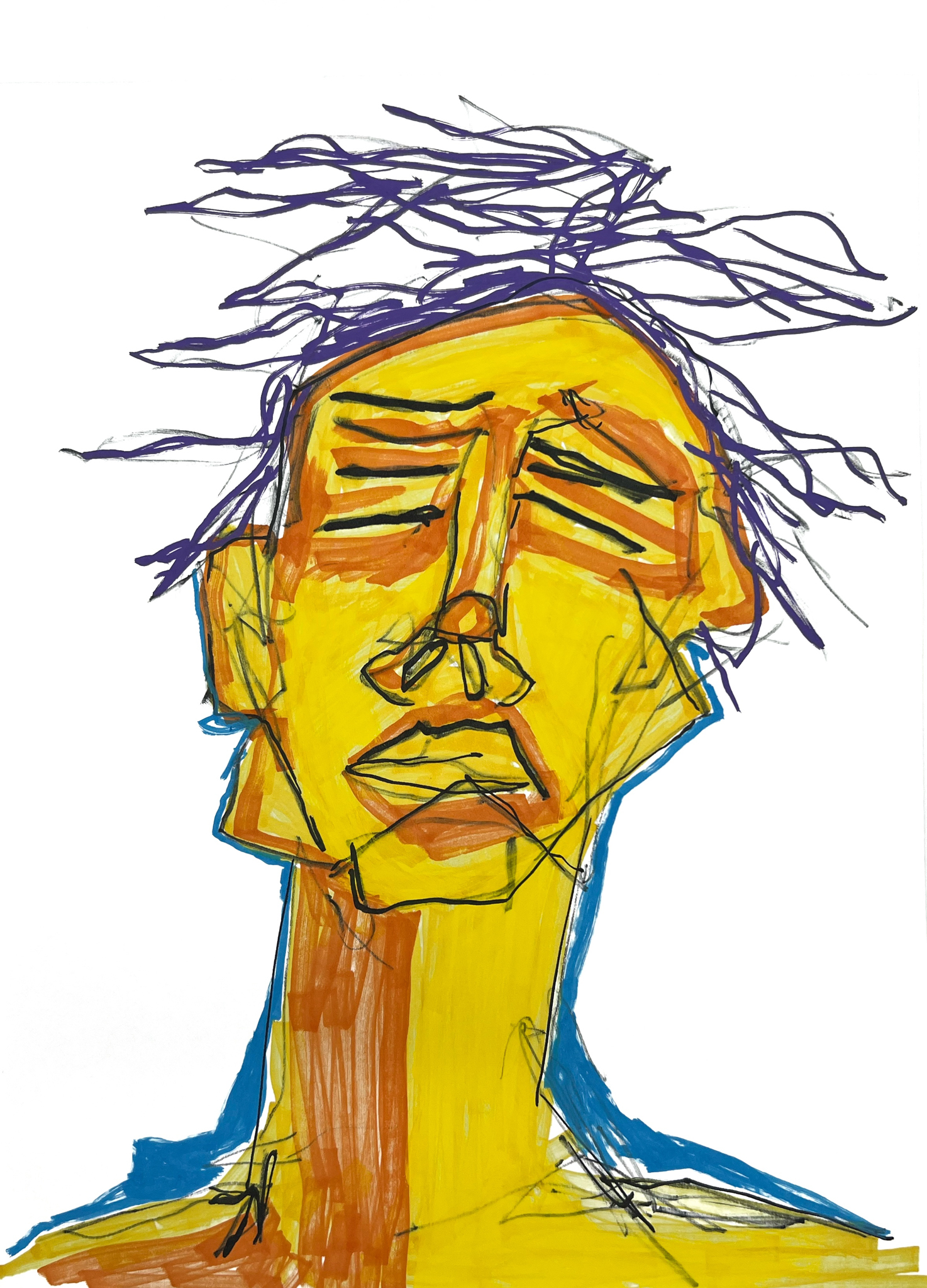 Inside Out exhibit by Bistyek - drawing, portrait 17