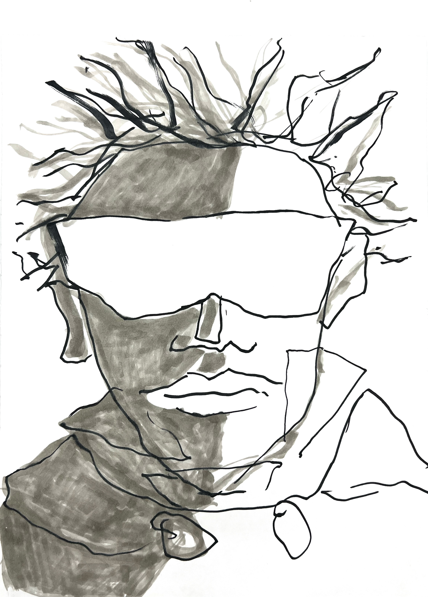 Inside Out exhibit by Bistyek - drawing, portrait 18
