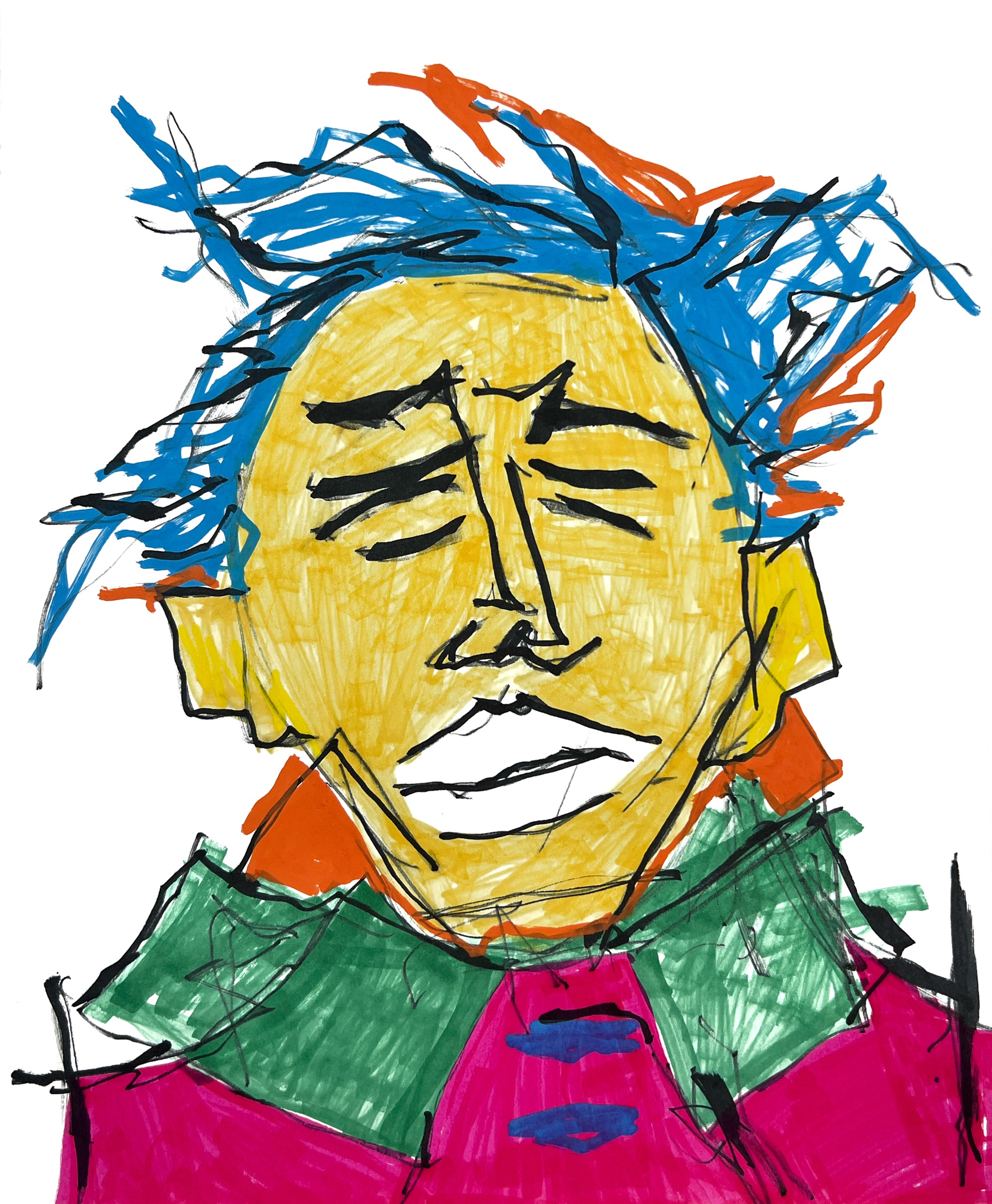 Inside Out exhibit by Bistyek - drawing, portrait 24