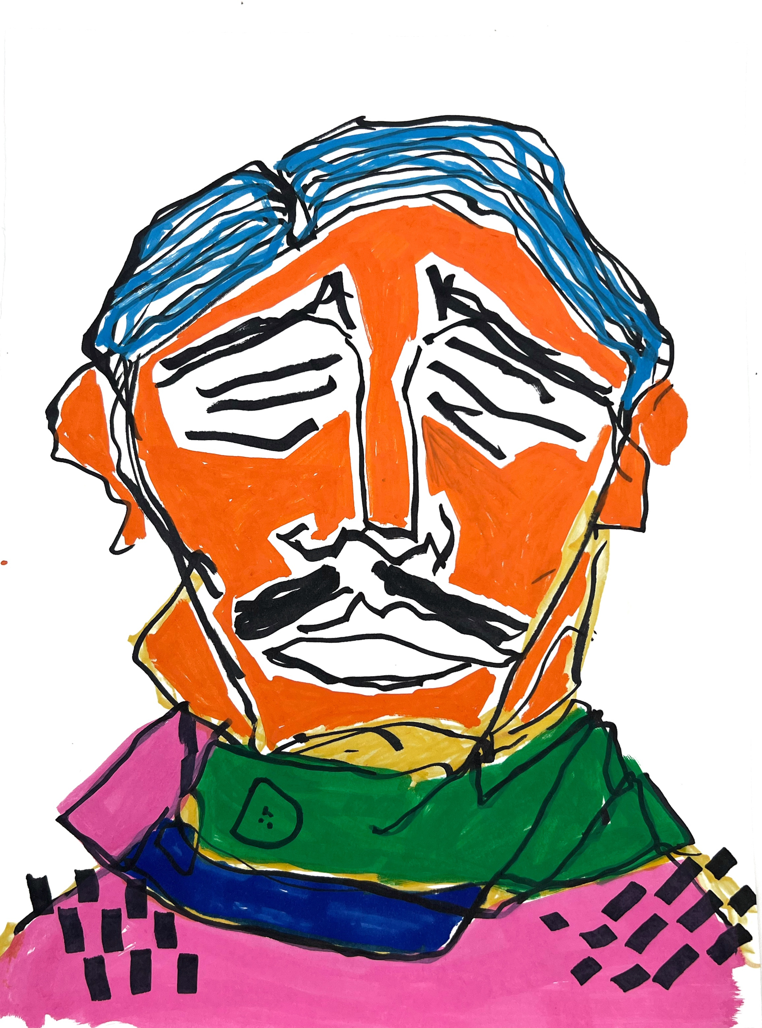 Inside Out exhibit by Bistyek - drawing, portrait 27