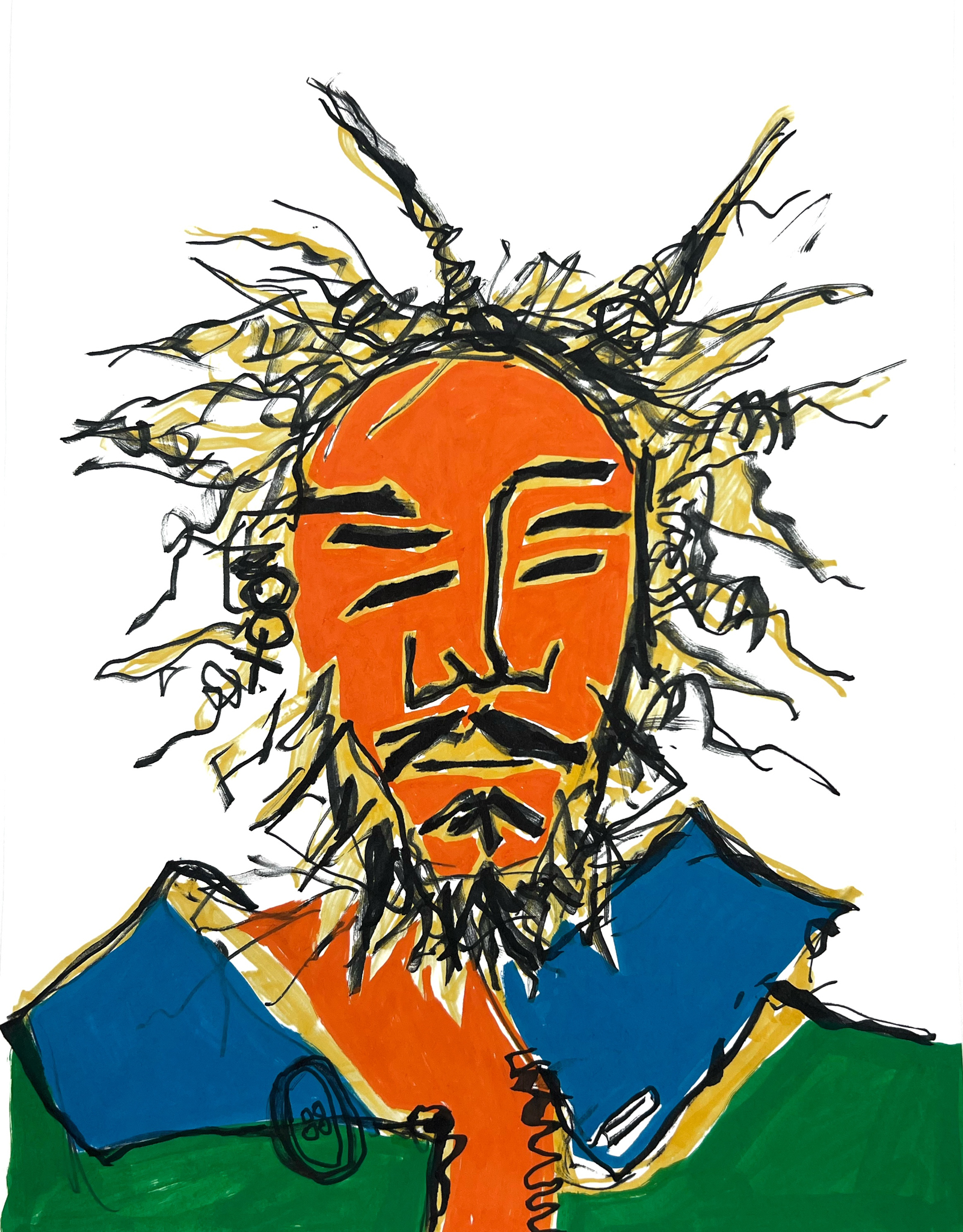 Inside Out exhibit by Bistyek - drawing, portrait 34