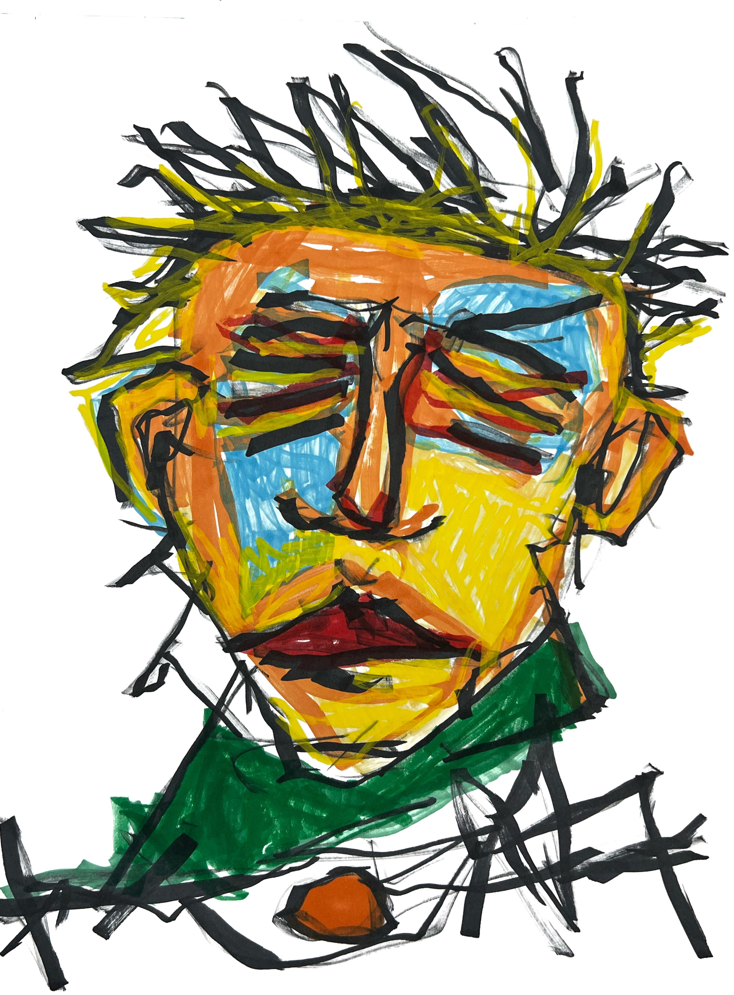 Inside Out exhibit by Bistyek - drawing, portrait 35