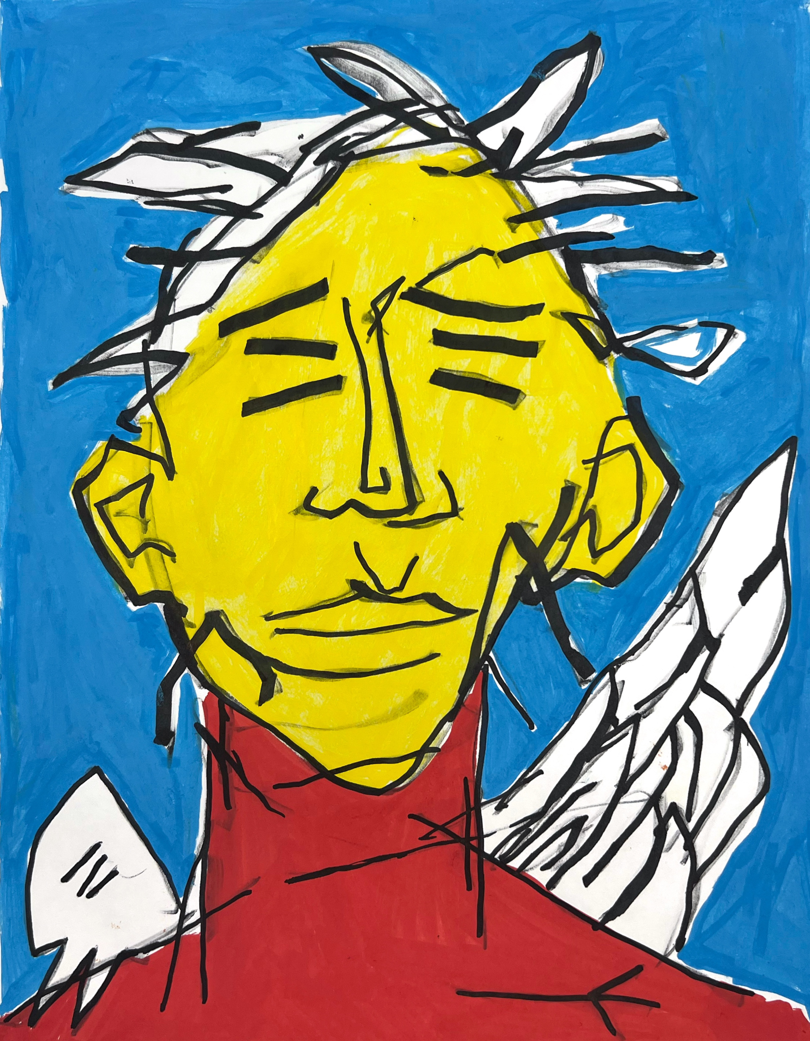 Inside Out exhibit by Bistyek - drawing, portrait 36