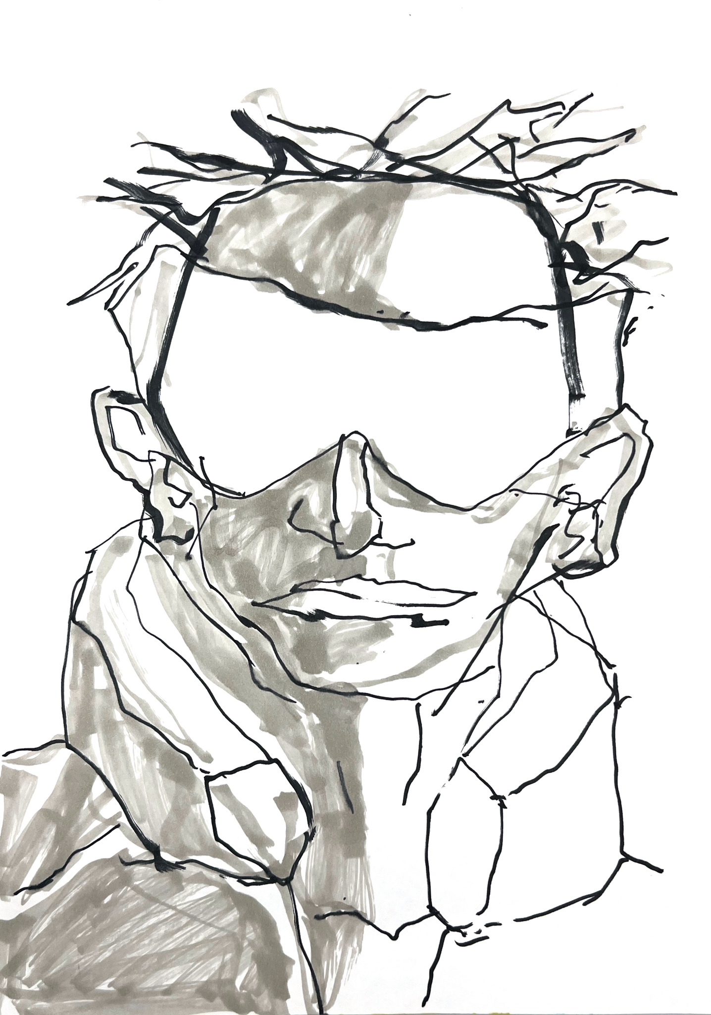 Inside Out exhibit by Bistyek - drawing, portrait 38