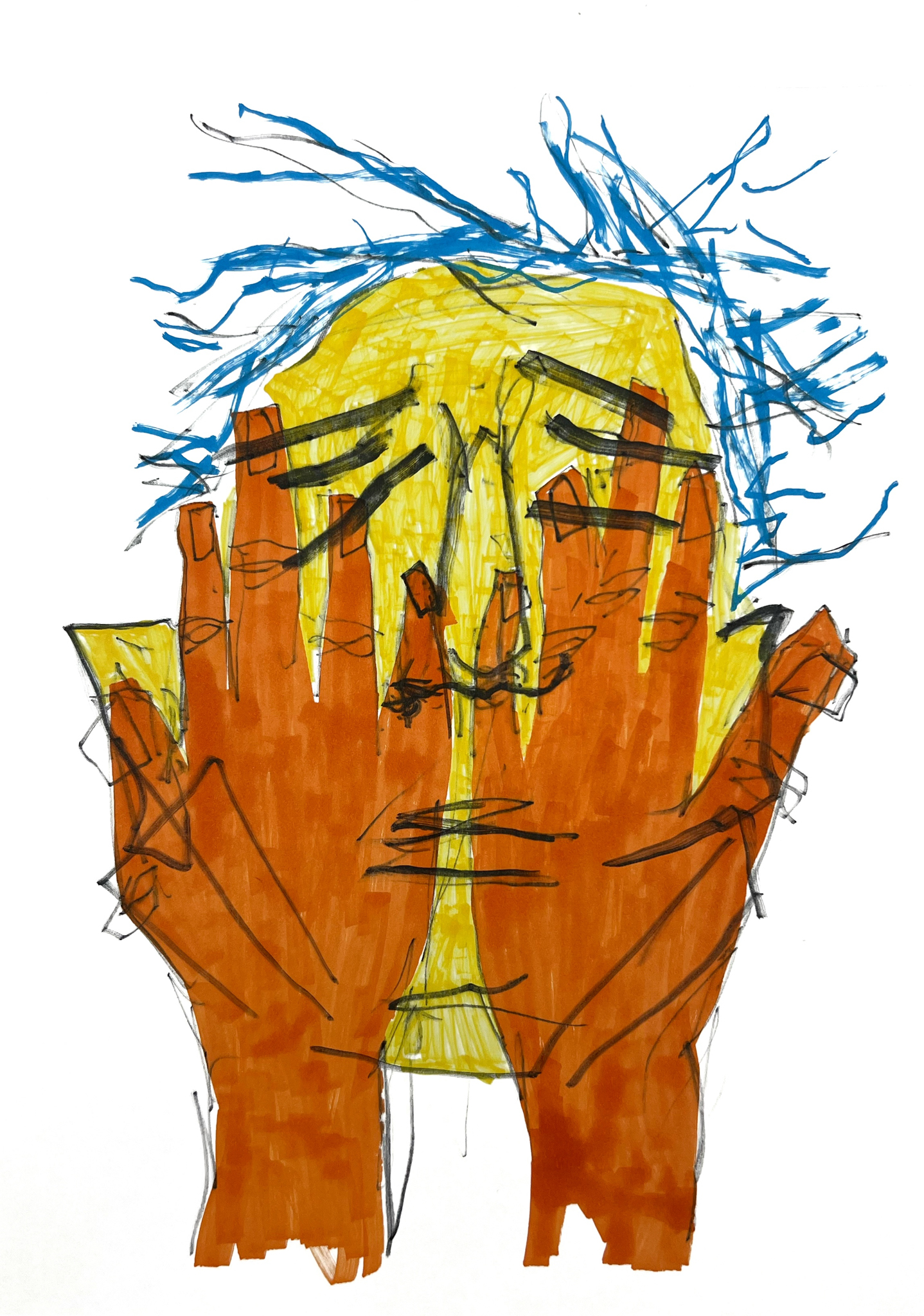 Inside Out exhibit by Bistyek - drawing, portrait 48