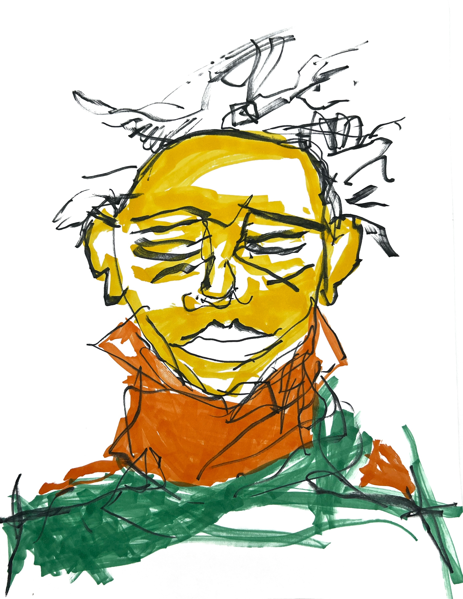 Inside Out exhibit by Bistyek - drawing, portrait 5