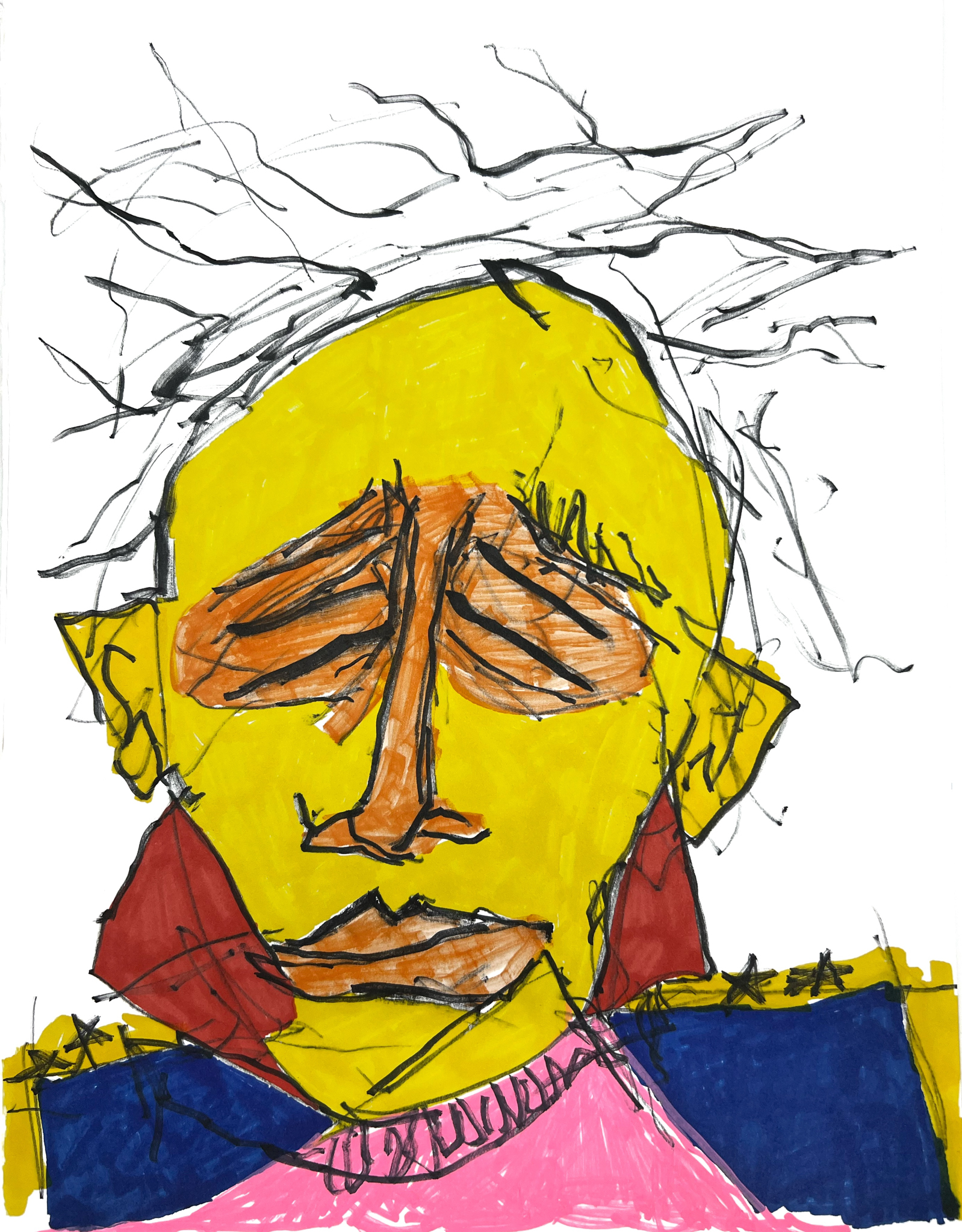 Inside Out exhibit by Bistyek - drawing, portrait 6