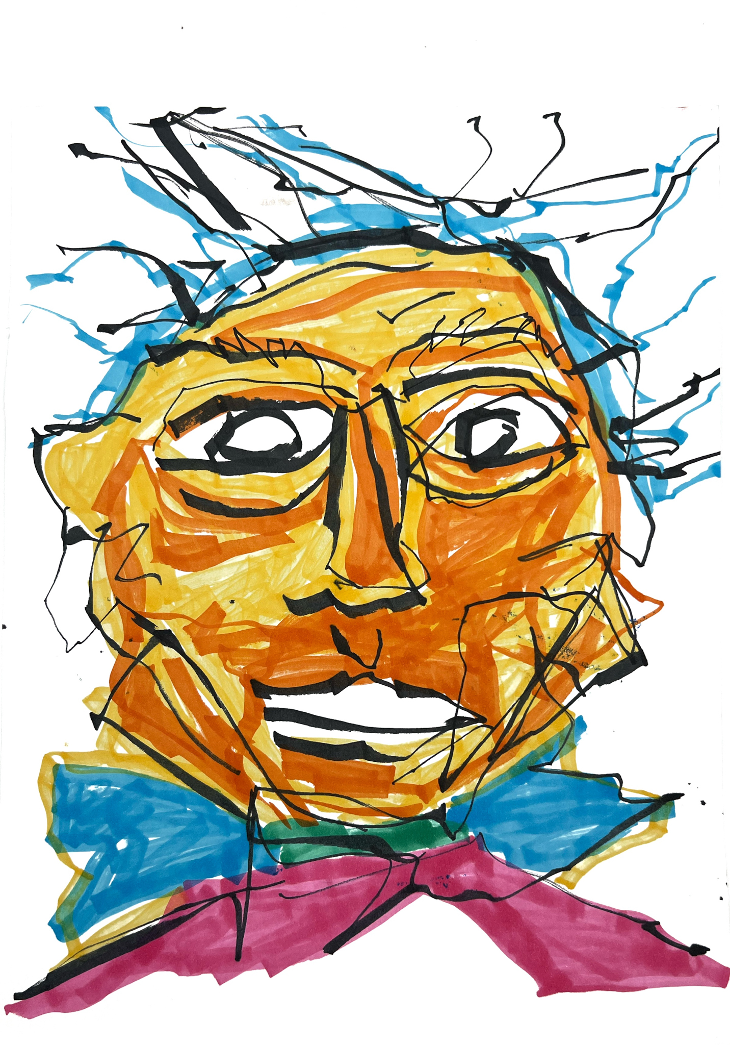 Inside Out exhibit by Bistyek - drawing, portrait 7