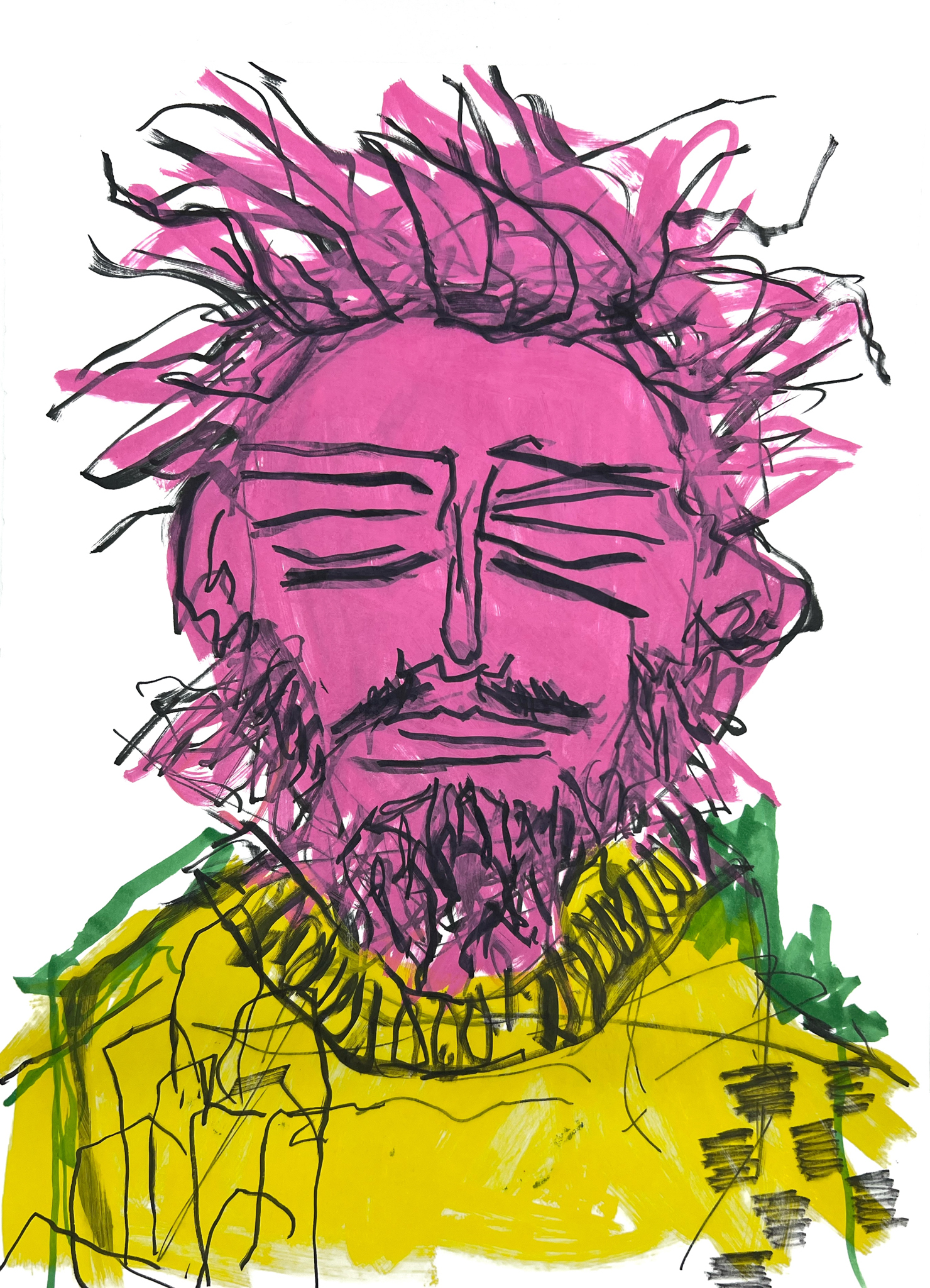 Inside Out exhibit by Bistyek - drawing, portrait 8