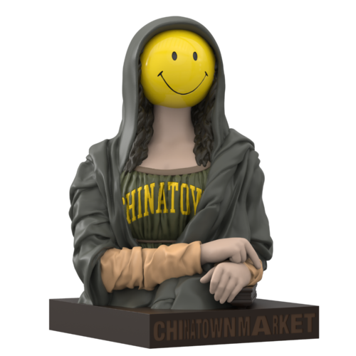 10" Vinyl + PVC Art Toy, The Chinatown Market Smiley Mona Lisa