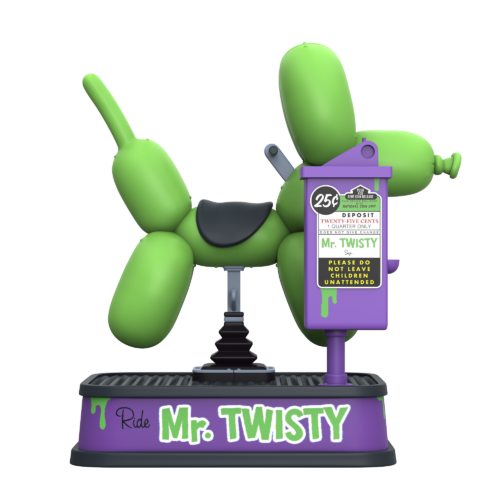 9 inch vinyl art toy Mr. Twisty (Spooky Edition) by Jason Freeny