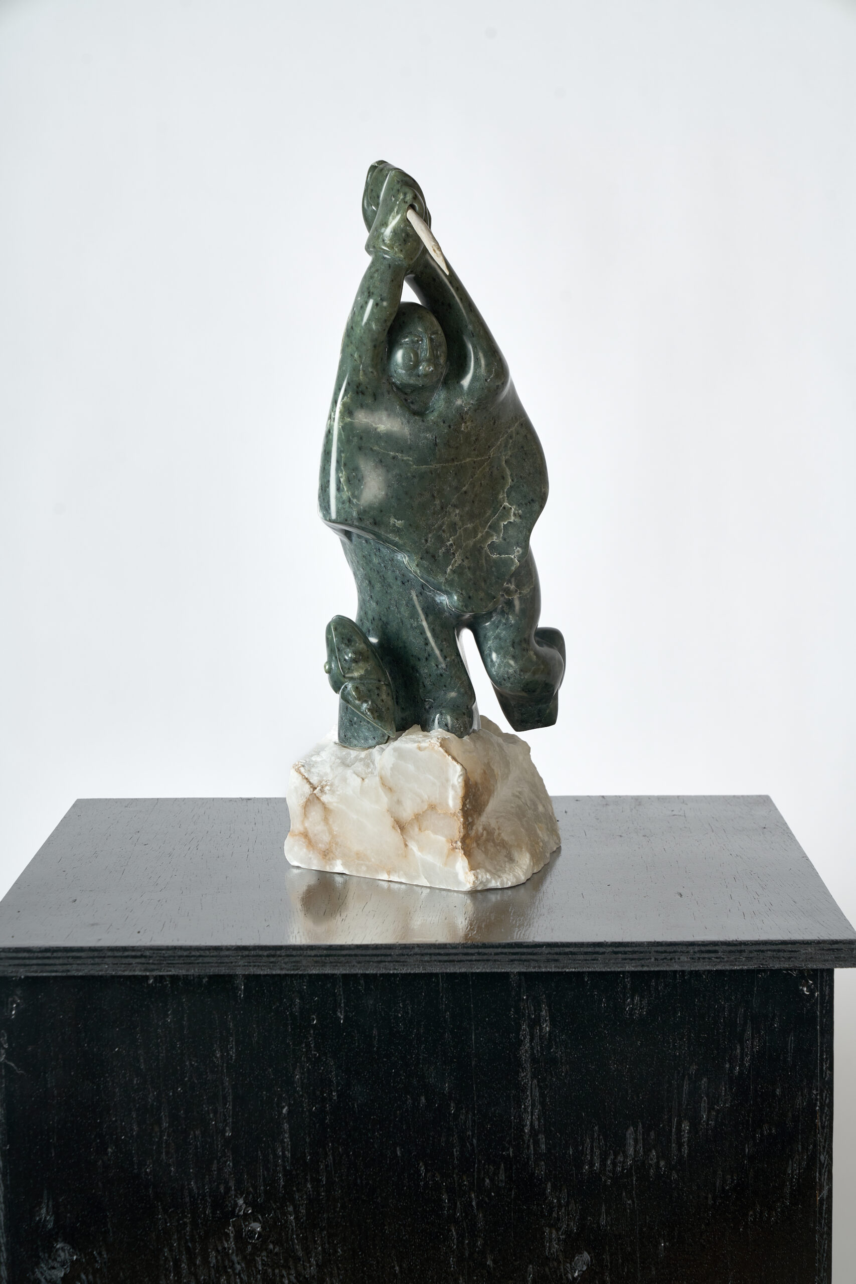 Fortitude, a stone sculpture by Winnipeg artist Greg Fritz