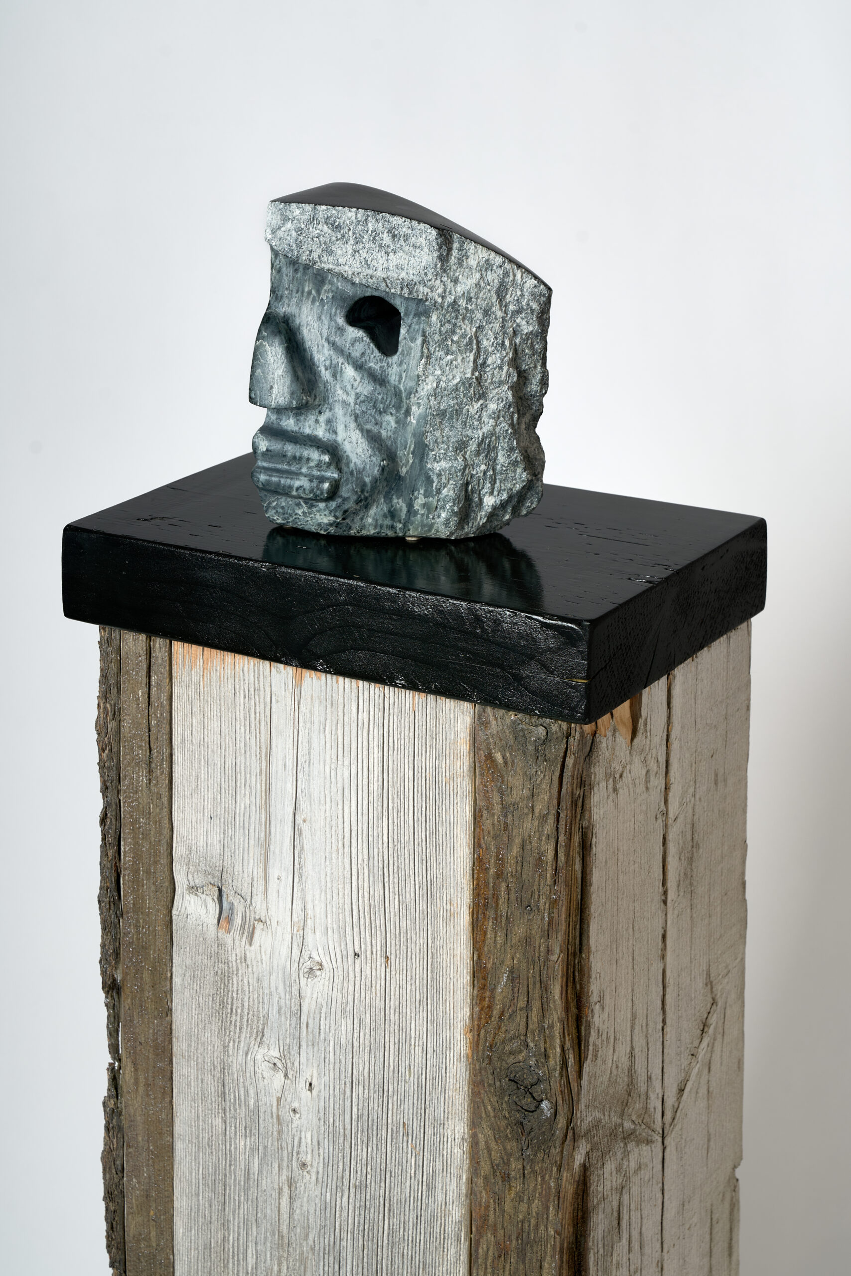 Guardian Spirit, a stone sculpture by Winnipeg artist Greg Fritz