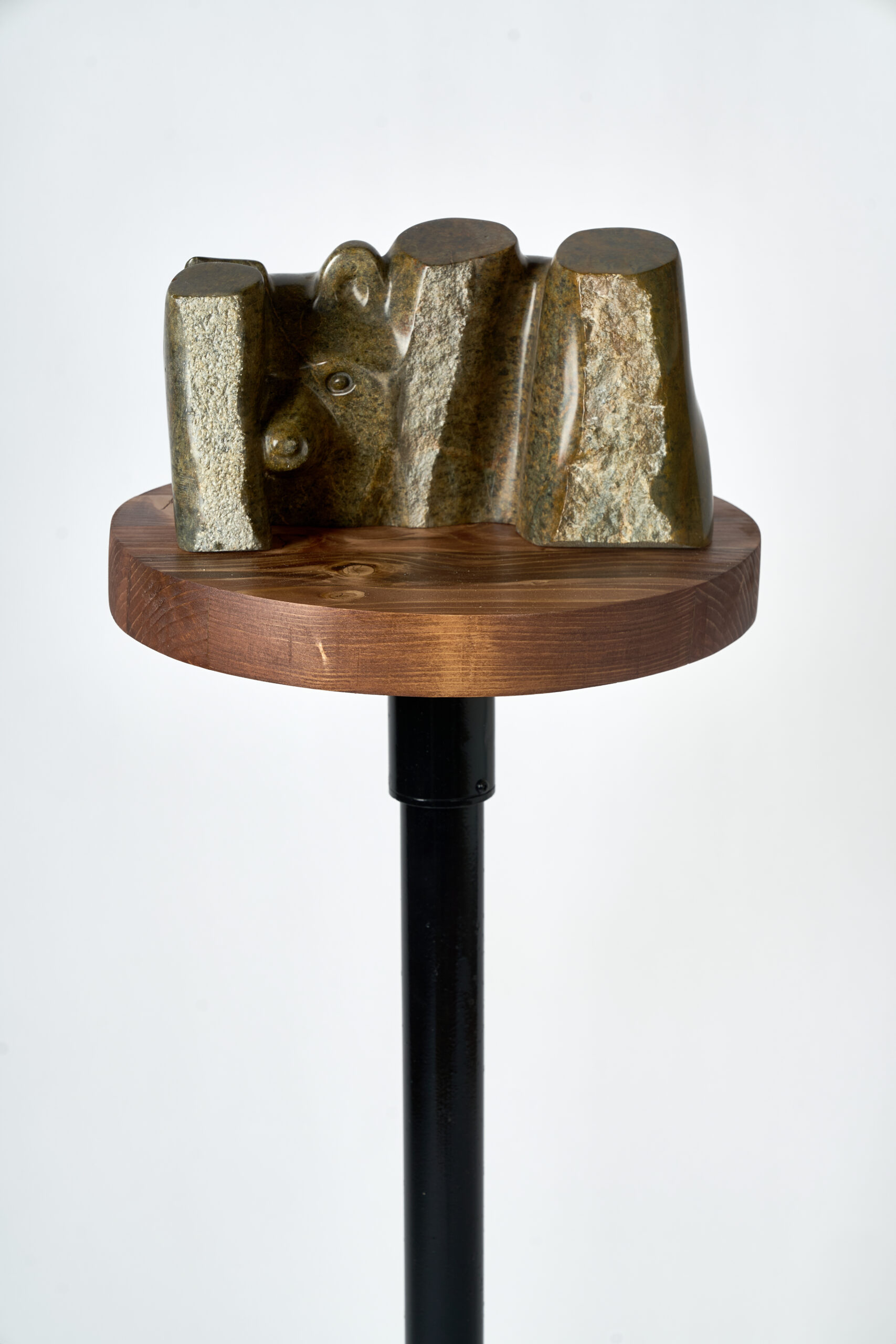 Treeline, a stone sculpture from Winnipeg artist Greg Fritz