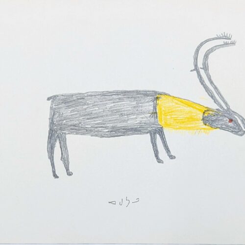 untitled drawing by Luke Anguhadluq from Baker Lake