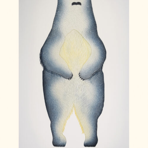 Standing Bear, limited-edition print by Inuit artist Quvianaqtuk Pudlat