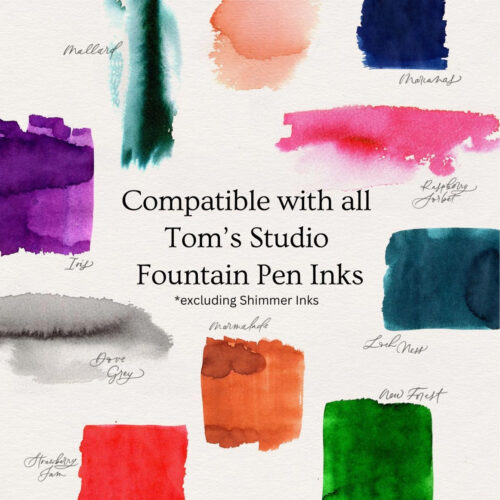 Tom's Studio Fountain Pen Ink Swatch Samples