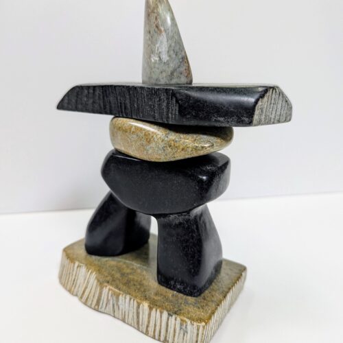 Inukshuk - sculpture by Inuit artist Barbara Kaluitor of Rankin Inlet