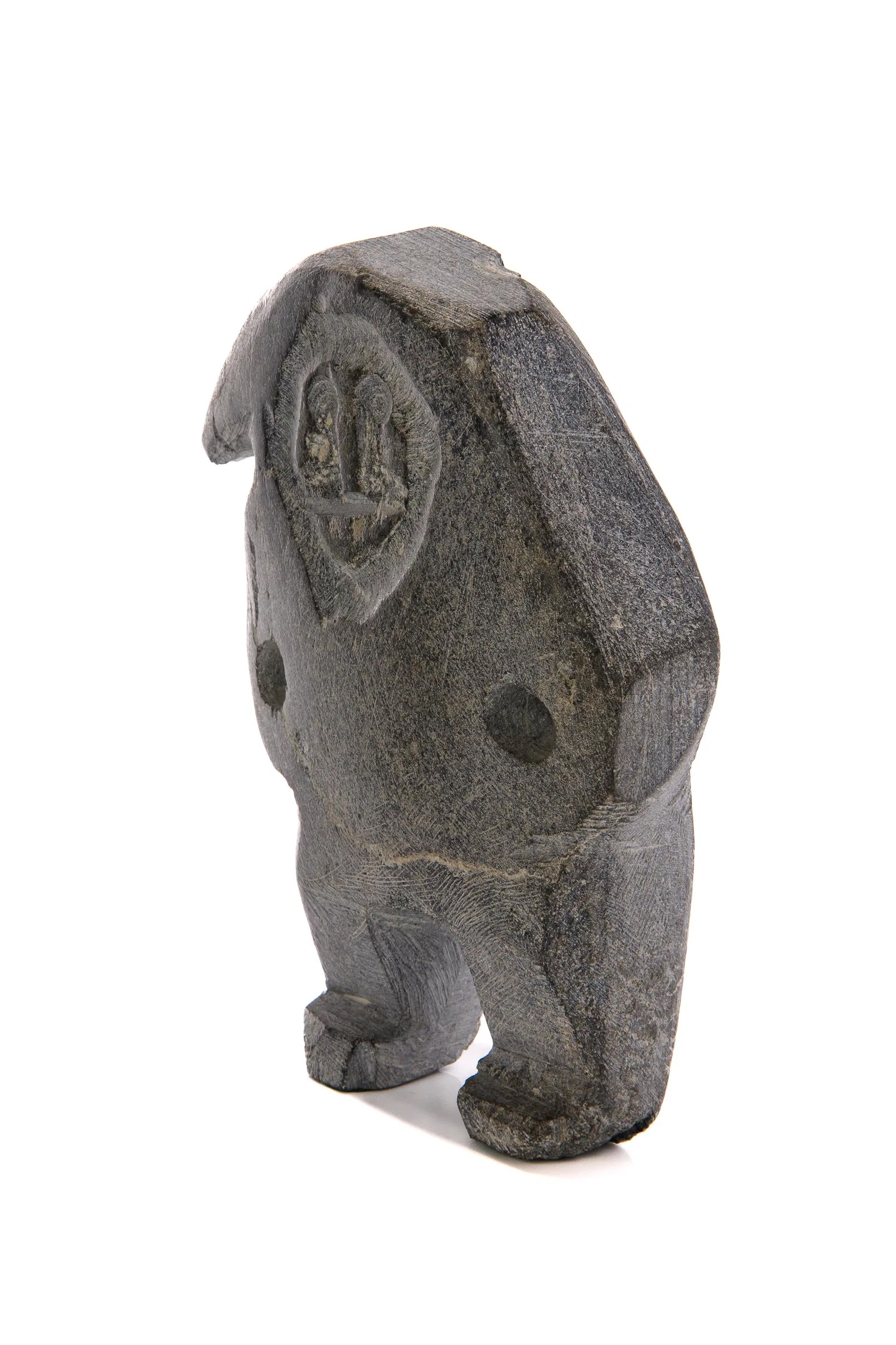 Standing Inuk With Arms Akimbo - John Kavik - Image 2