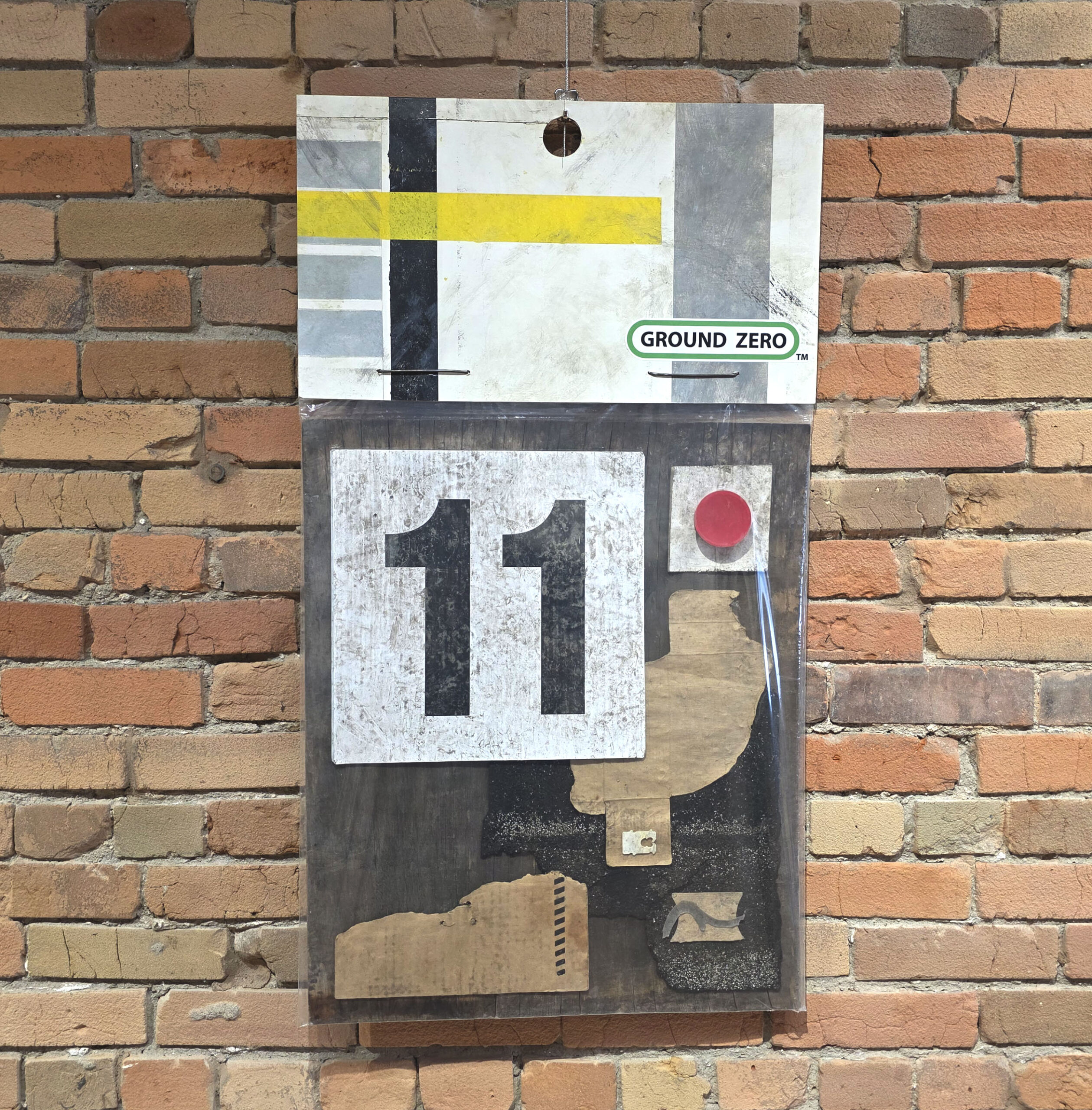 Bagged & Tagged - assemblage by Winnipeg artist Robert Pasternak