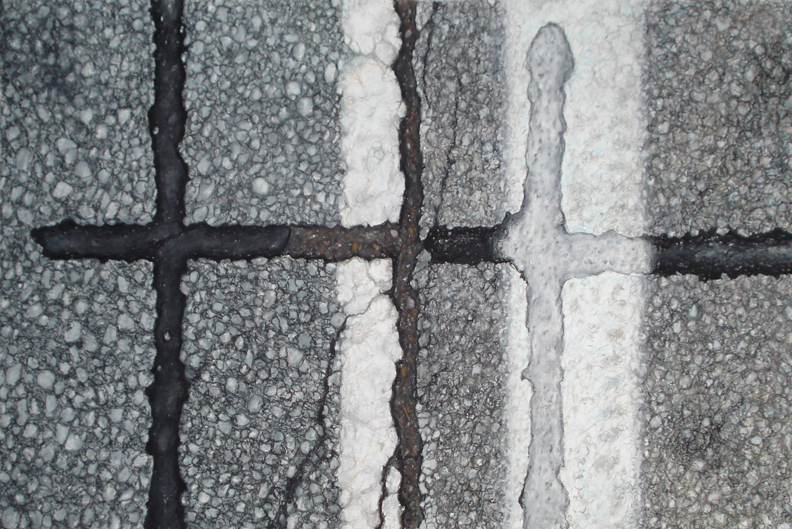 Doublecross - Pastel drawing - Robert Pasternak Double Cross - pastel painting by Winnipeg artist Robert Pasternak