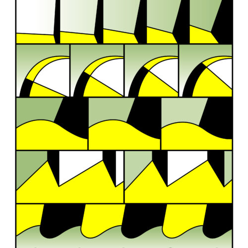 Landscape Comik - archival inkjet print by Winnipeg artist Robert Pasternak