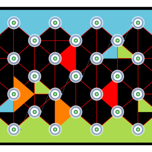 Molecular GameBoard - print by Winnipeg artist Robert Pasternak