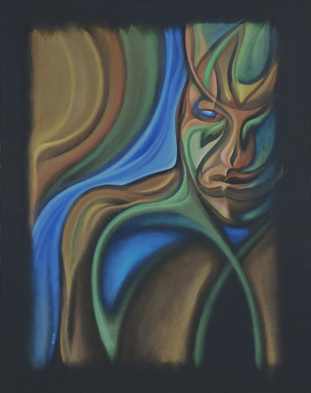 Figure Painting 02.23.95 - by Winnipeg artist Robert Pasternak