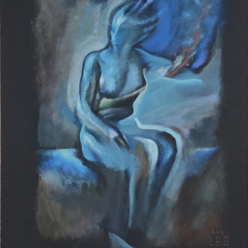 Figure Painting 02.23.95 - Winnipeg artist Robert Pasternak