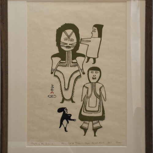 People of the Inland - limited edition print by Inuit artist Jessie Oonark
