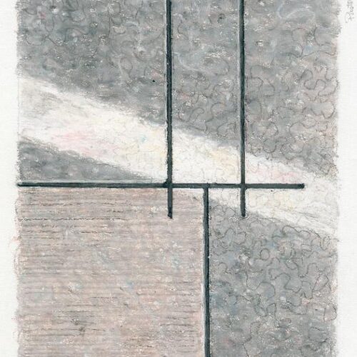 Industrial 3 - 3 of 4 ground pastels by Winnipeg artist Robert Pasternak